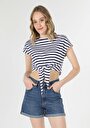 thumb-Afficher les détails de T-shirt À Manches Courtes Marine Regular Fit  Femme