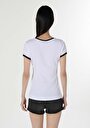thumb-Afficher les détails de T-shirt À Manches Courtes Blanc Slim Fit  Femme