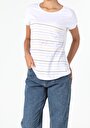 thumb-Afficher les détails de T-shirt À Manches Courtes Blanc Regular Fit  Femme