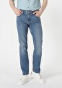 thumb-Afficher les détails de 045 David Pantalon Bleu Straight Leg  En  Regular Fit Homme