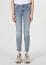 thumb-Afficher les détails de 703 Carla Pantalon Bleu Straight Leg  En  Slim Fit Femme