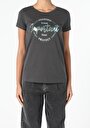 thumb-Afficher les détails de T-shirt À Manches Courtes Anthracite Regular Fit  Femme