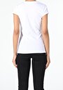 thumb-Afficher les détails de T-shirt À Manches Courtes Blanc Slim Fit  Femme