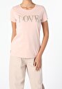 thumb-Afficher les détails de T-shirt À Manches Courtes Rose Regular Fit  Femme