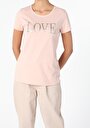 thumb-Afficher les détails de T-shirt À Manches Courtes Rose Regular Fit  Femme