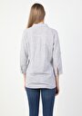 thumb-Afficher les détails de Chemise À Manches Longues Bleu Blouse   Femme