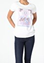 thumb-Afficher les détails de T-shirt À Manches Courtes Blanc Regular Fit  Femme
