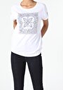 thumb-Afficher les détails de T-shirt À Manches Courtes Blanc Regular Fit  Femme