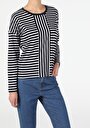 thumb-Afficher les détails de T-shirt À Manches Longues Multicolou Regular Fit  Femme