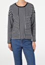 thumb-Afficher les détails de T-shirt À Manches Longues Multicolou Regular Fit  Femme