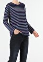 thumb-Afficher les détails de T-shirt À Manches Longues Marine Regular Fit  Femme