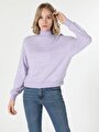 thumb-Afficher les détails de T-shirt À Manches Longues Violet Regular Fit  Femme