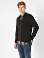 thumb-Afficher les détails de Cardigan Tricot Marron Slim Fit Homme