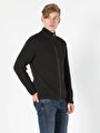 thumb-Afficher les détails de Cardigan Tricot Marron Slim Fit Homme