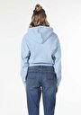 thumb-Afficher les détails de T-shirt À Manches Longues Bleu Regular Fit  Femme