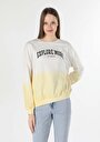 thumb-Afficher les détails de Pull-over Jaune Comfort Fit  Femme