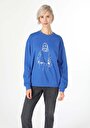 thumb-Afficher les détails de Pull-over Bleu Regular Fit  Femme