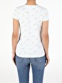 thumb-Afficher les détails de T-shirt À Manches Courtes Vert Slim Fit  Femme