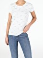 thumb-Afficher les détails de T-shirt À Manches Courtes Vert Slim Fit  Femme