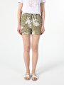 thumb-Afficher les détails de Short Kaki Regular Fit Femme