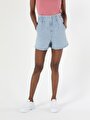 thumb-Afficher les détails de Short Denim Baggy Fit Femme