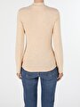 thumb-Afficher les détails de T-shirt À Manches Longues Jaune Slim Fit  Femme