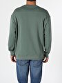 thumb-Afficher les détails de Pull-over Vert Oversize Fit  Homme