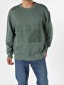 thumb-Afficher les détails de Pull-over Vert Oversize Fit  Homme
