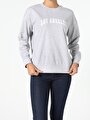 thumb-Afficher les détails de Pull-over Gris Regular Fit  Femme