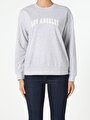 thumb-Afficher les détails de Pull-over Gris Regular Fit  Femme