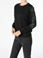 thumb-Afficher les détails de Pull-over Noir Regular Fit  Femme
