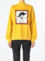 thumb-Afficher les détails de Pull-over Jaune Regular Fit  Femme