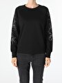 thumb-Afficher les détails de Pull-over Noir Regular Fit  Femme
