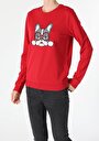 thumb-Afficher les détails de Pull-over Rouge Regular Fit  Femme