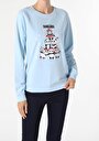 thumb-Afficher les détails de Pull-over Bleu Regular Fit  Femme