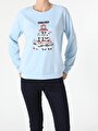 thumb-Afficher les détails de Pull-over Bleu Regular Fit  Femme