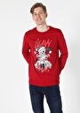 thumb-Afficher les détails de Pull-over Rouge Regular Fit  Homme