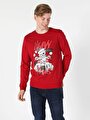 thumb-Afficher les détails de Pull-over Rouge Regular Fit  Homme
