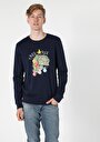 thumb-Afficher les détails de Pull-over Marine Regular Fit  Homme