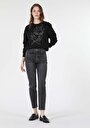 thumb-Afficher les détails de Pull-over Noir Regular Fit  Femme