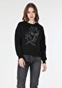 thumb-Afficher les détails de Pull-over Noir Regular Fit  Femme