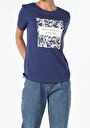 thumb-Afficher les détails de T-shirt À Manches Courtes Marine Regular Fit  Femme