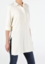 thumb-Afficher les détails de Chemise À Manches Longues Beige Blouse   Femme