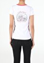thumb-Afficher les détails de T-shirt À Manches Courtes Blanc Regular Fit  Femme