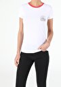 thumb-Afficher les détails de T-shirt À Manches Courtes Blanc Regular Fit  Femme