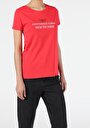 thumb-Afficher les détails de T-shirt À Manches Courtes Rouge Regular Fit  Femme