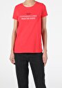 thumb-Afficher les détails de T-shirt À Manches Courtes Rouge Regular Fit  Femme