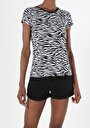 thumb-Afficher les détails de T-shirt À Manches Courtes Blanc Slim Fit  Femme