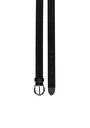 thumb-Afficher les détails de Ceinture Noir Modern Fit Femme