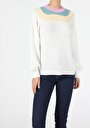 thumb-Afficher les détails de Pull Blanc Regular Fit   Femme